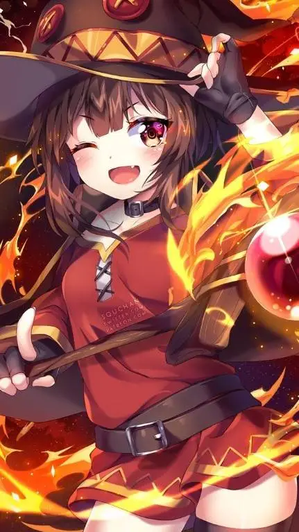 ai character: Megumin background