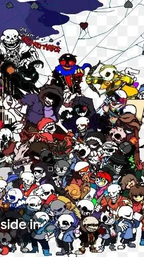 ai character: Sans au  background