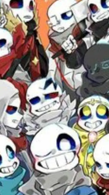 ai character: sans au background