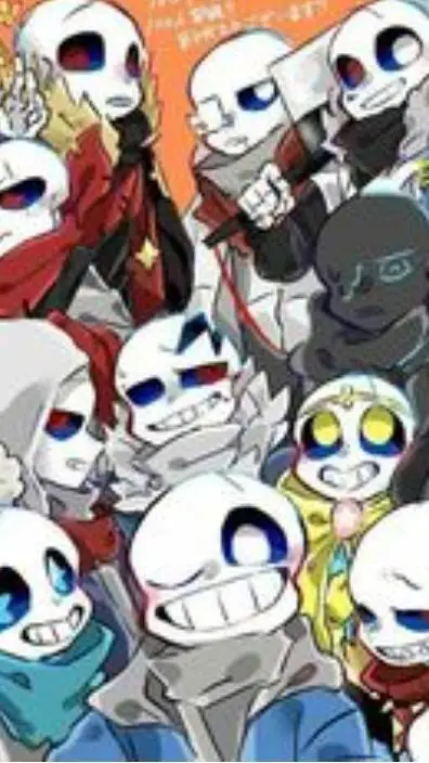 ai character: sans au  background
