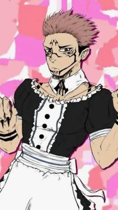 ai character: sukuna-collage au background