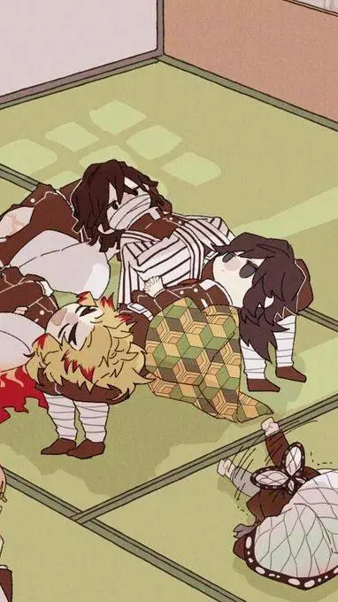 ai character: kny sleepover  background