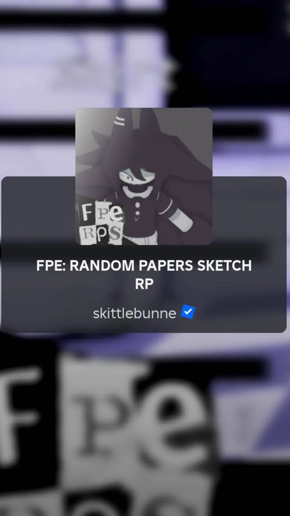 ai character: fpe hates you background