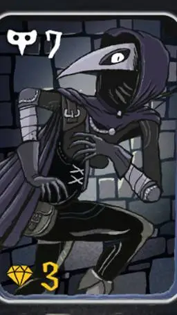 ai character: card thief background