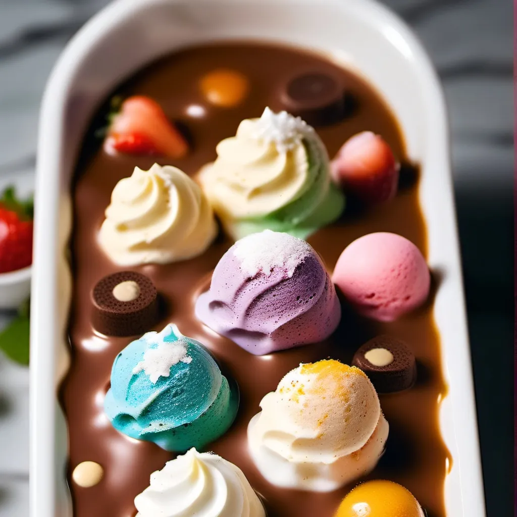 chat with ai character: ice cream bath