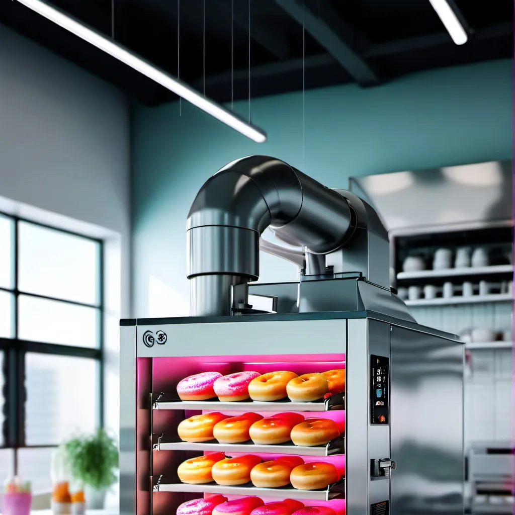 chat with ai character: donut machine