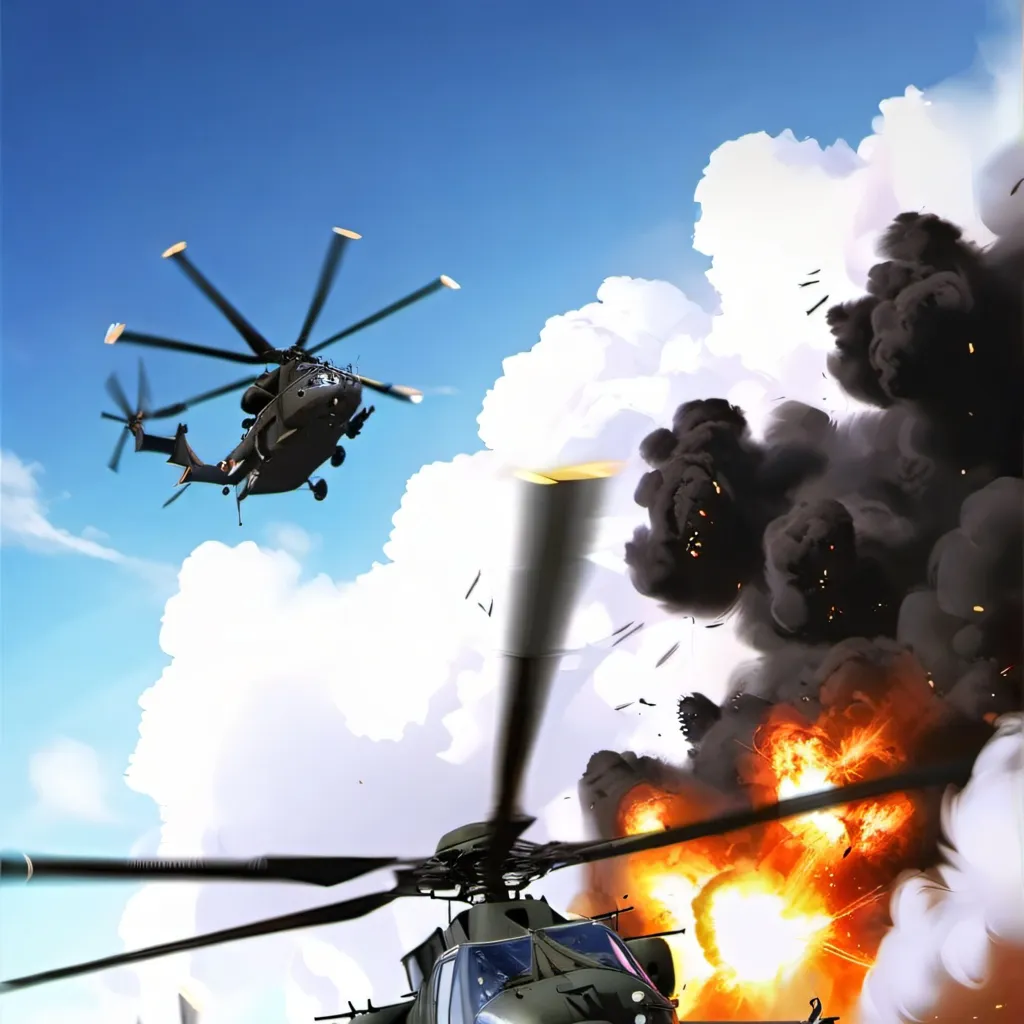 chat with ai character: guerra helicópter