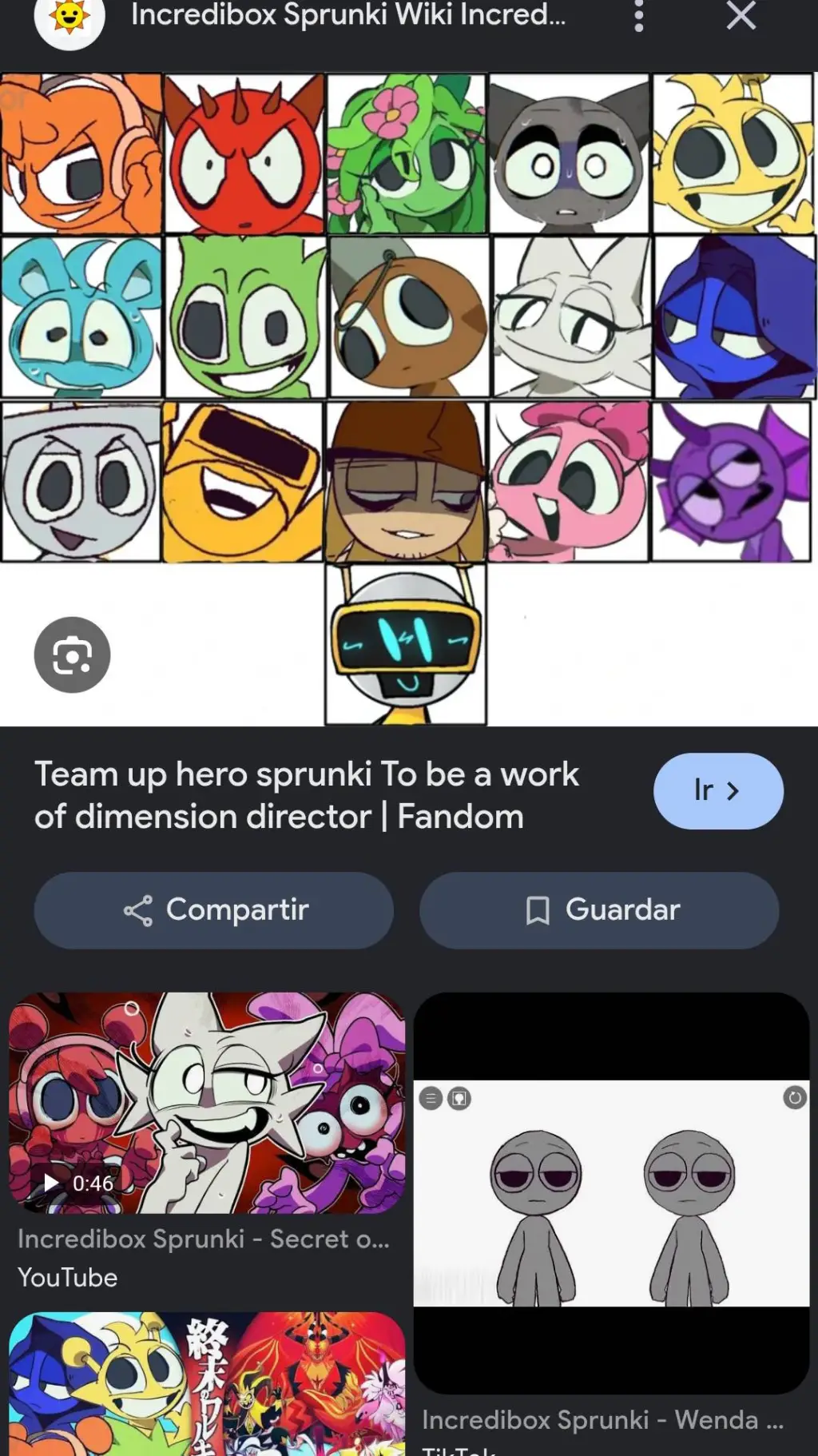 ai character: sprunki  background