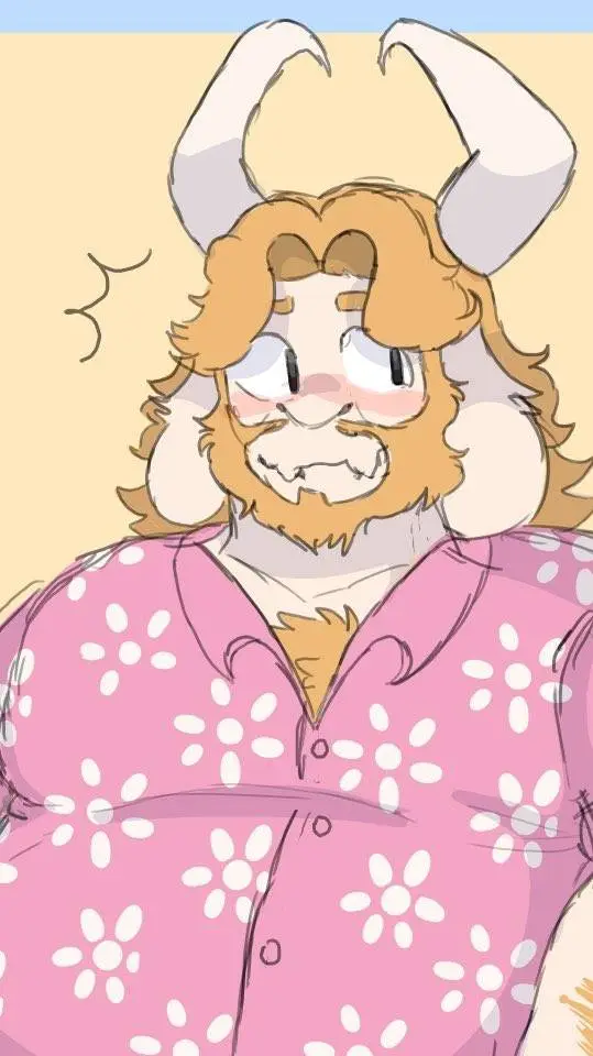 ai character: Asgore (Deltarune) background