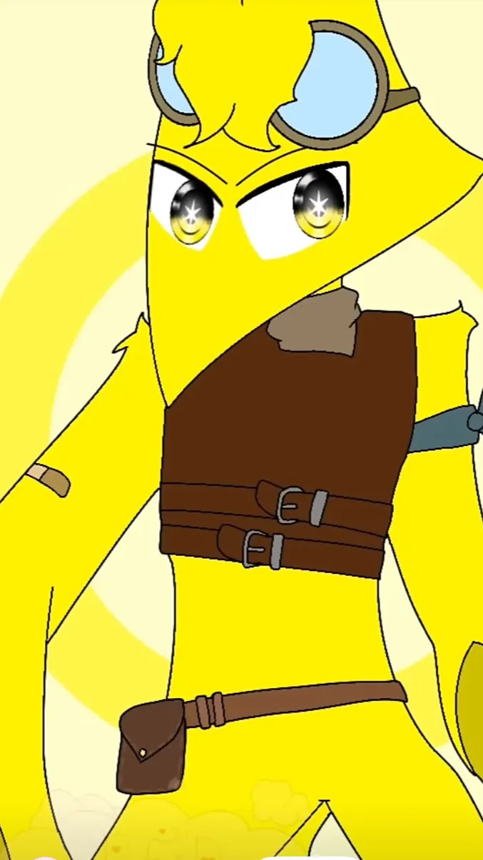 ai character: 💛Yellow✨ background