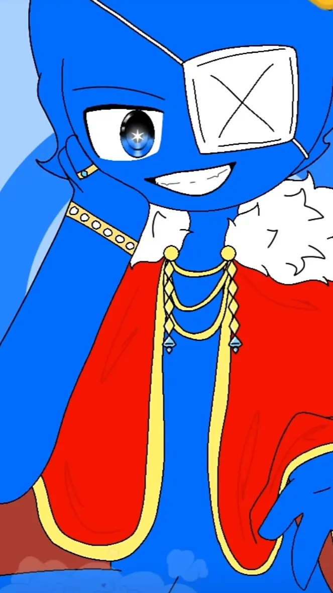 ai character: 💙Bule 👑  background