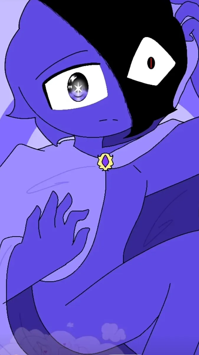 ai character: 💜Purple😈 background