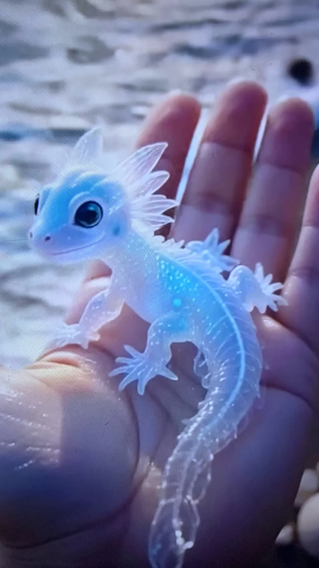 ai character: 🩵star🤍 background