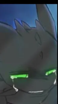 ai character: Sad toothless background