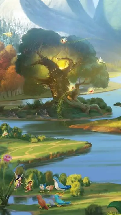 ai character: tinker bell background
