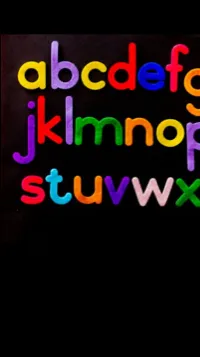 ai character: Alphabet background