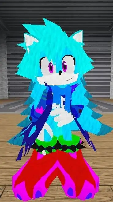 ai character: Sky the kitsune background