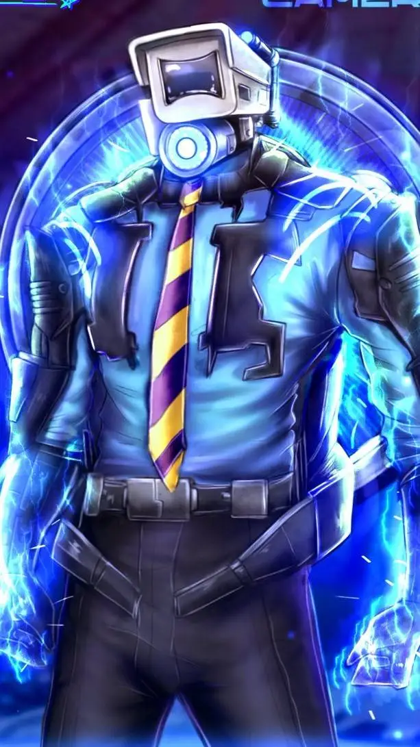 ai character: Camera chad background