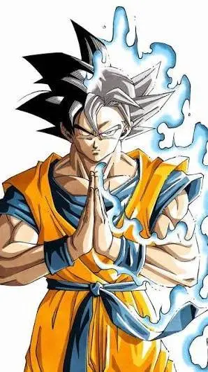 ai character: SON GOKU KAKAROTO background
