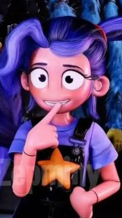 ai character: Lili 💜💜💜 background