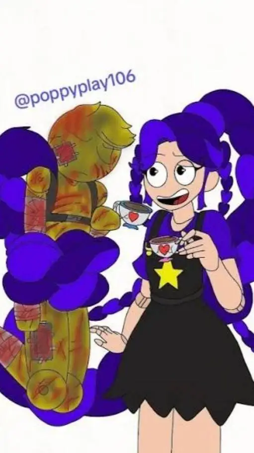 ai character: Lily x player💛💜  background