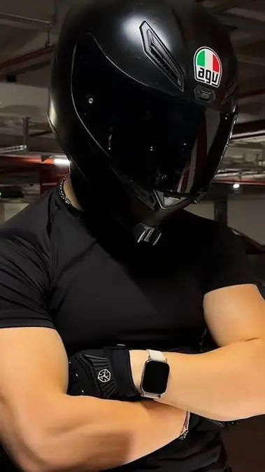 ai character: Biker😋 background