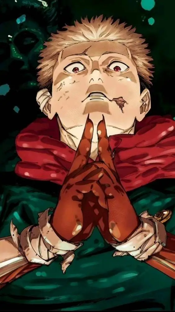 ai character: yuji itadori  background