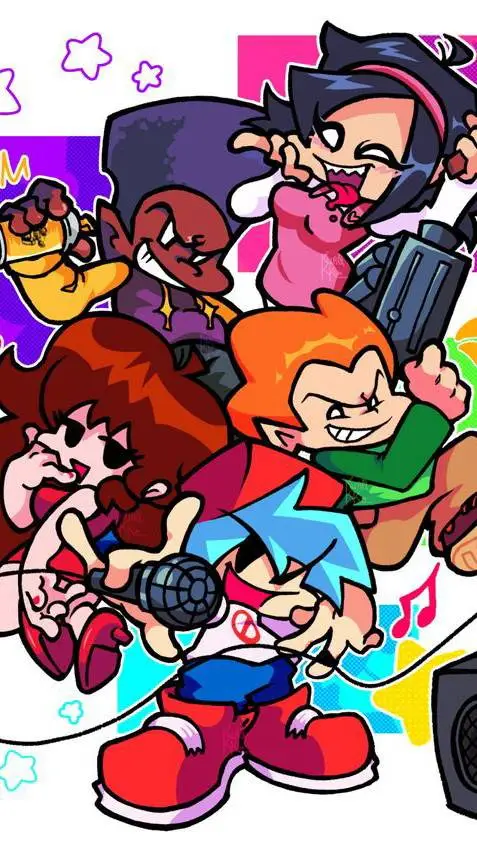 ai character: Lets prentend! FNF background