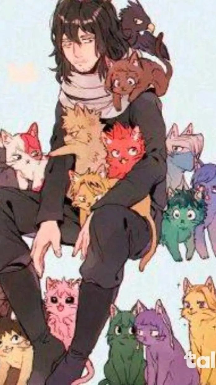 ai character: MHA CHRISTMAS background