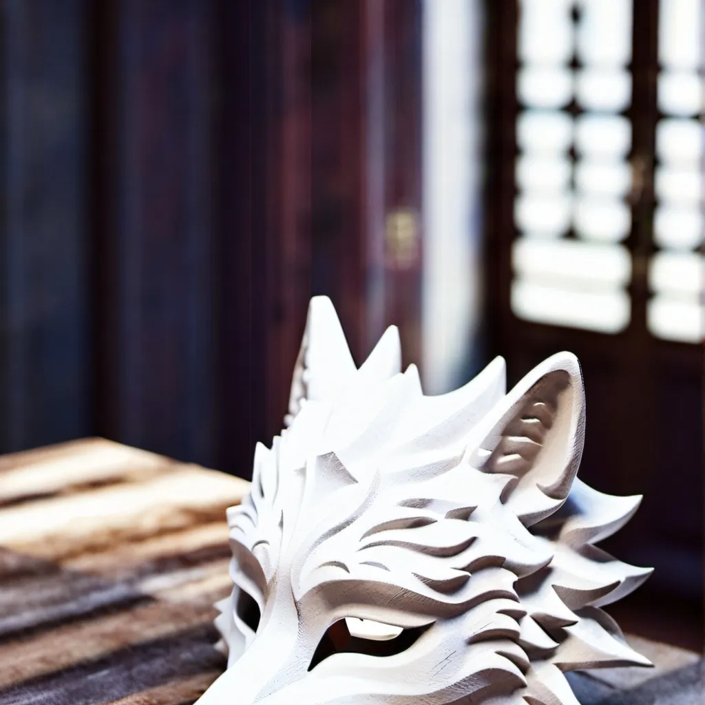 chat with ai character: white mask