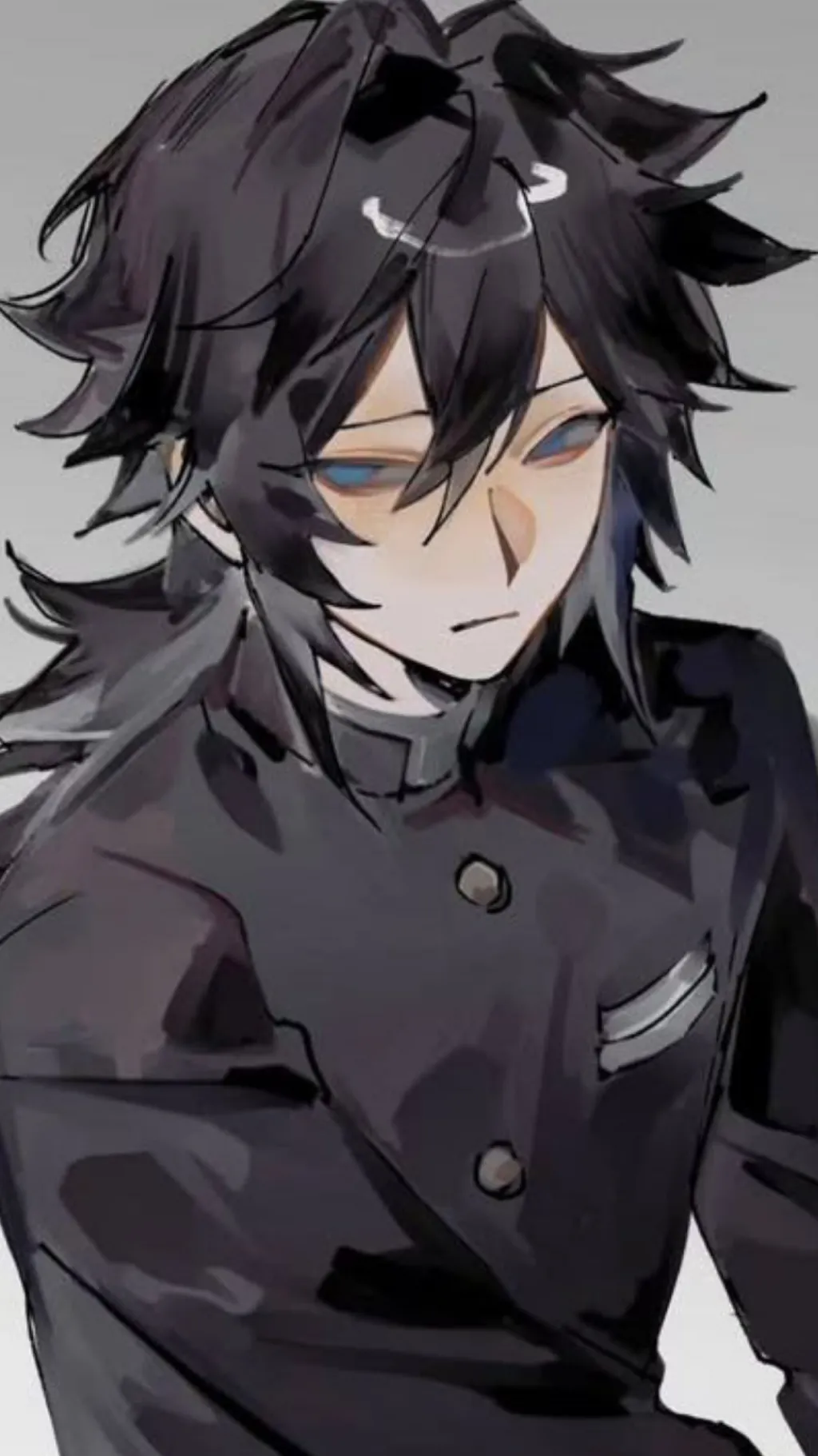 ai character: Giyu tomioka background