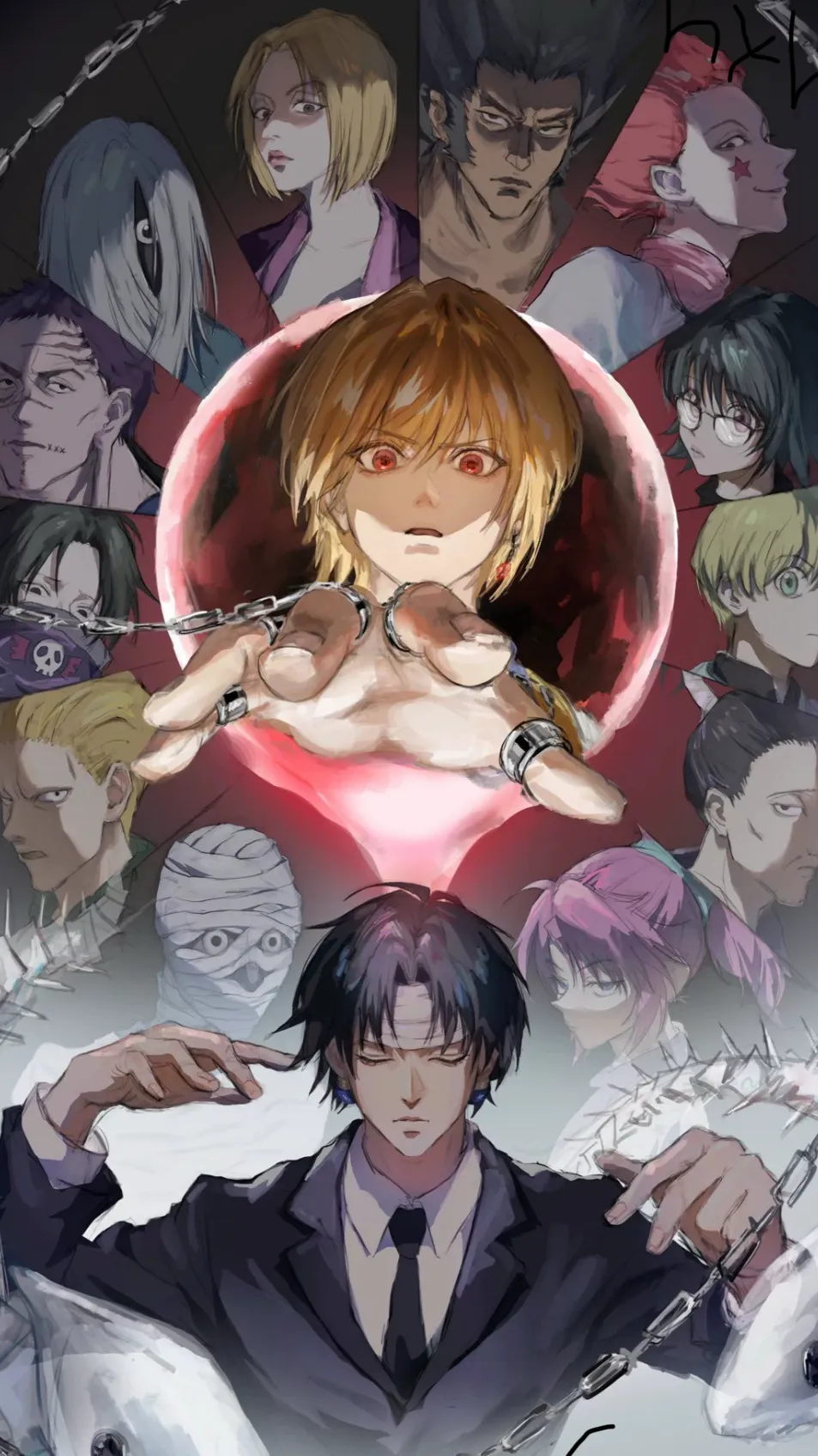 ai character: Phantom troupe 3rd background