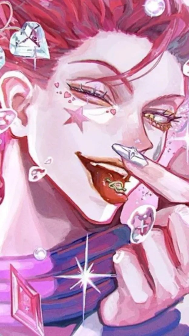 ai character: Hisoka marrow background