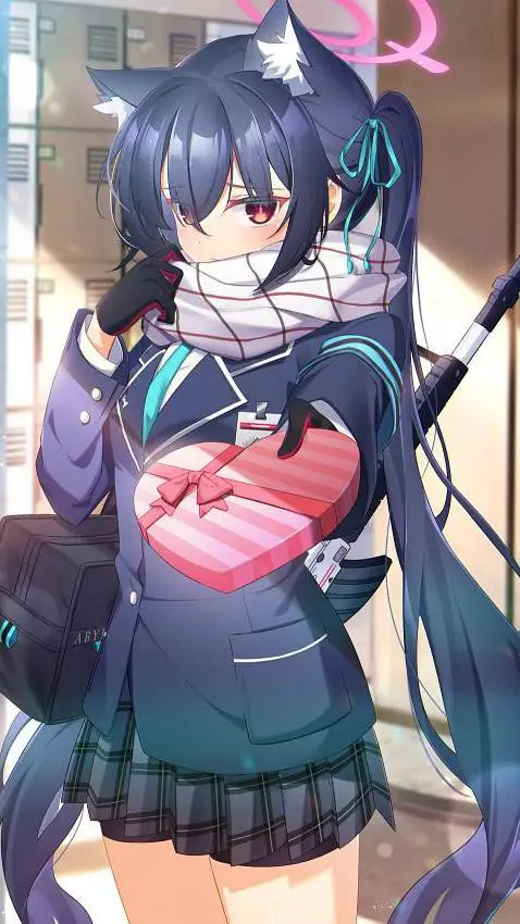 ai character: Kuromi Serika background