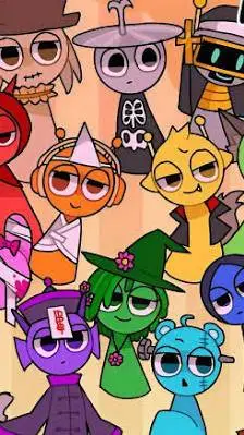 ai character: Sprunki Halloween! background