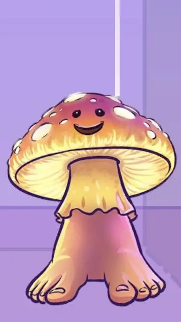 ai character: il fungito felice background