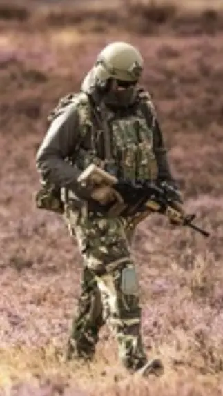 ai character: netherland soilder background