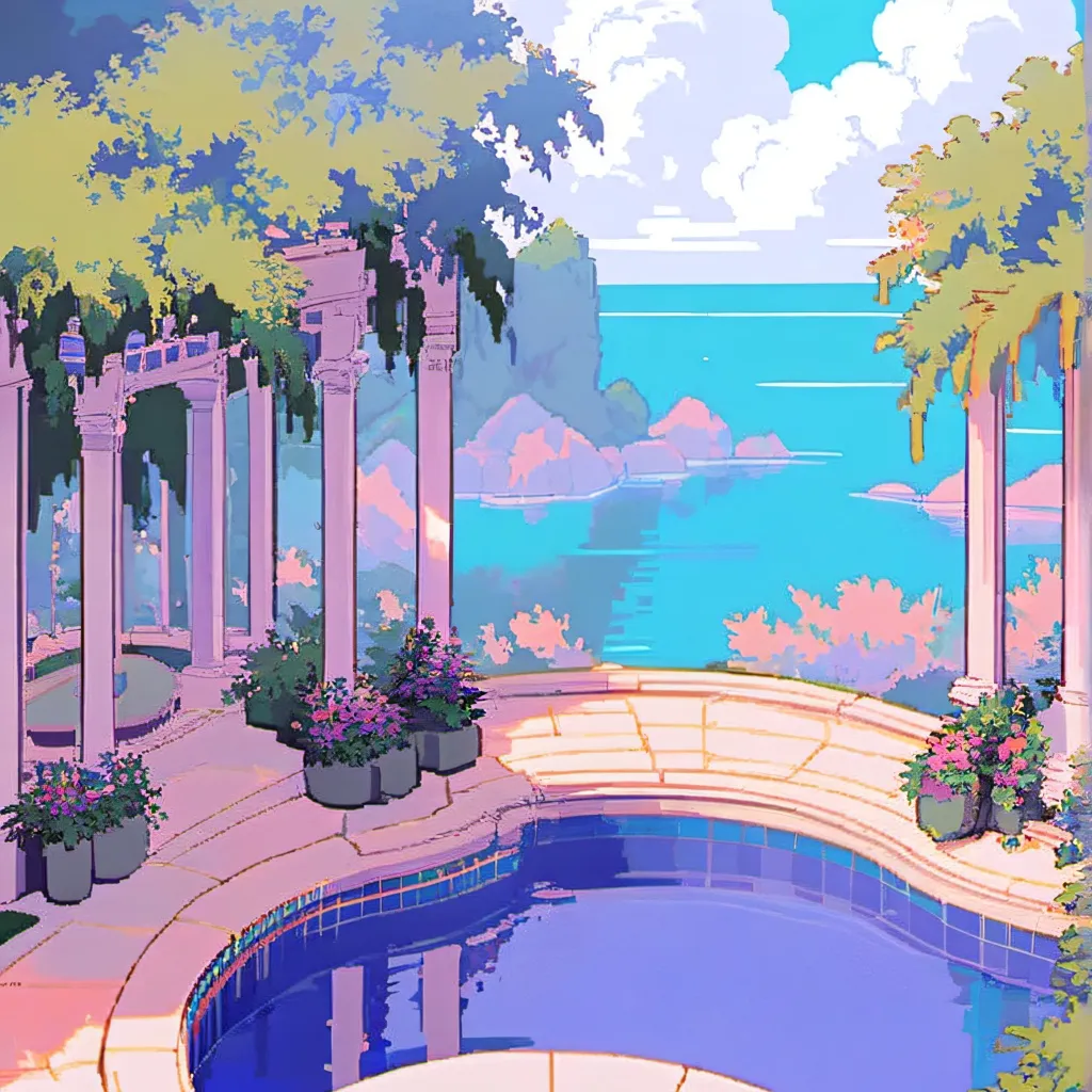 chat with ai character: pool day