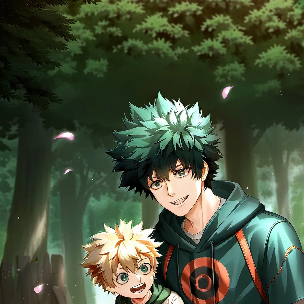 chat with ai character: Mha deku’s child 