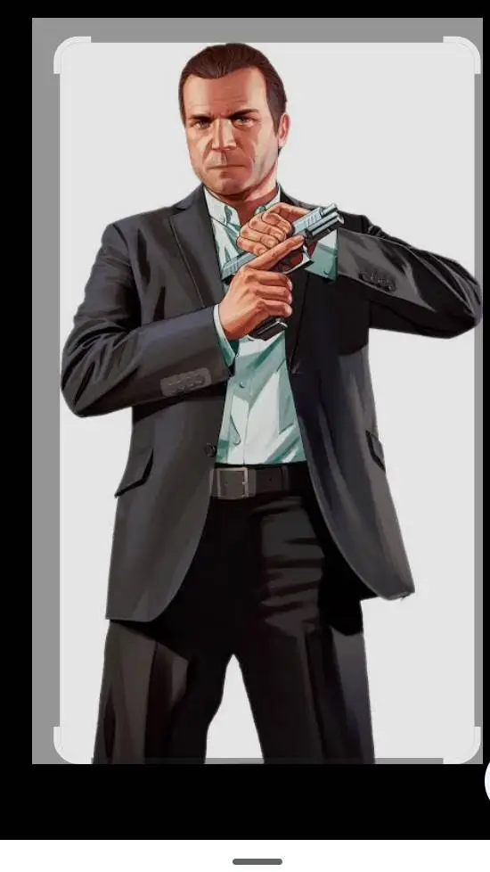 ai character: Michael de Santa  background