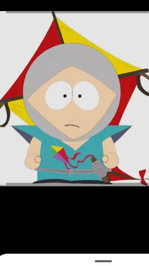 ai character: human kite  background