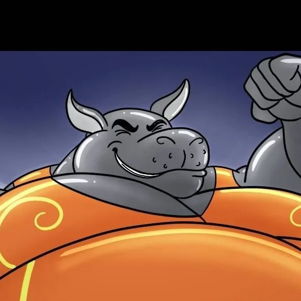 chat with ai character: sumo hippo