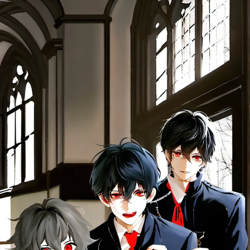 chat with ai character: Vampire school 