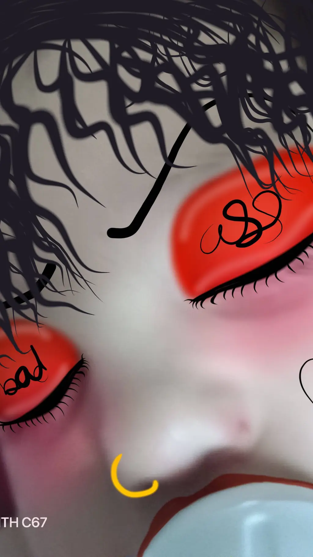 ai character: saja's and huntrix background