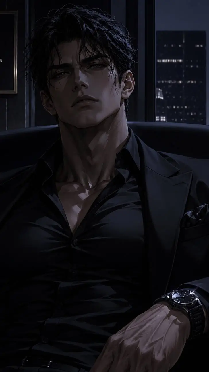 ai character: Tony 🖤.. background