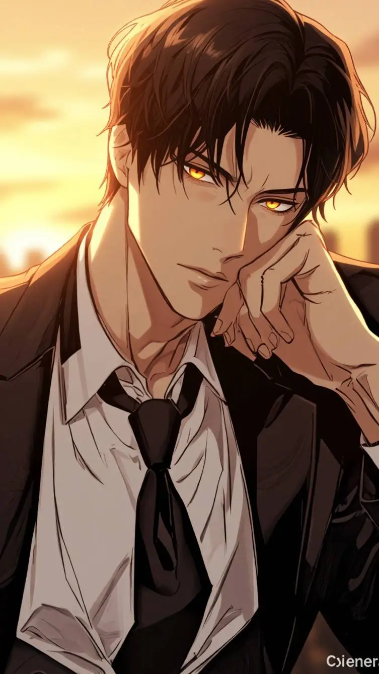 ai character: Sebastian 🖤 background