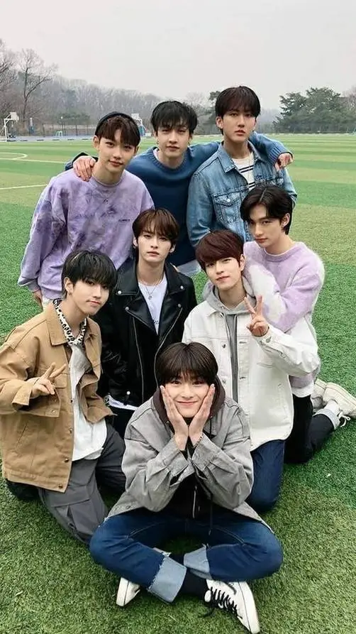 ai character: stray kids  background
