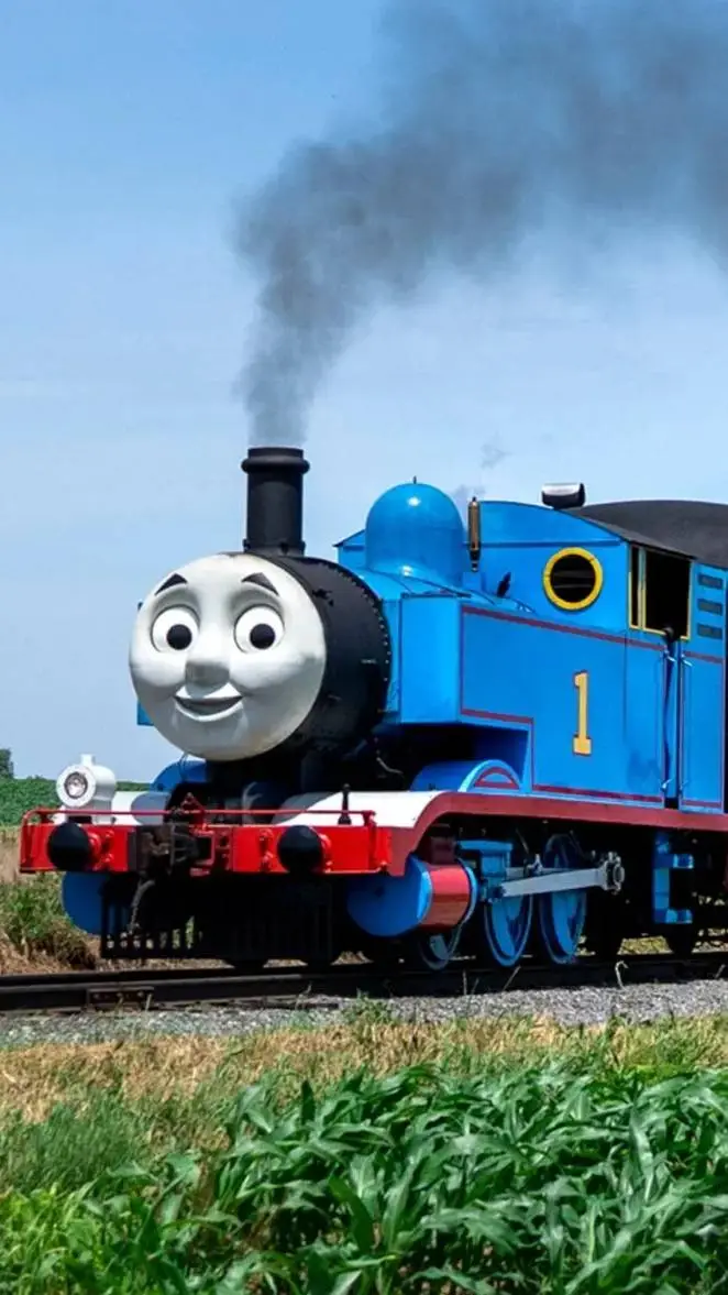 ai character: Thomas da train background