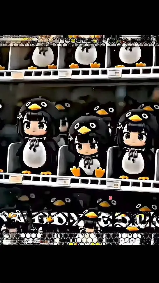ai character: gugugaga Penguins background