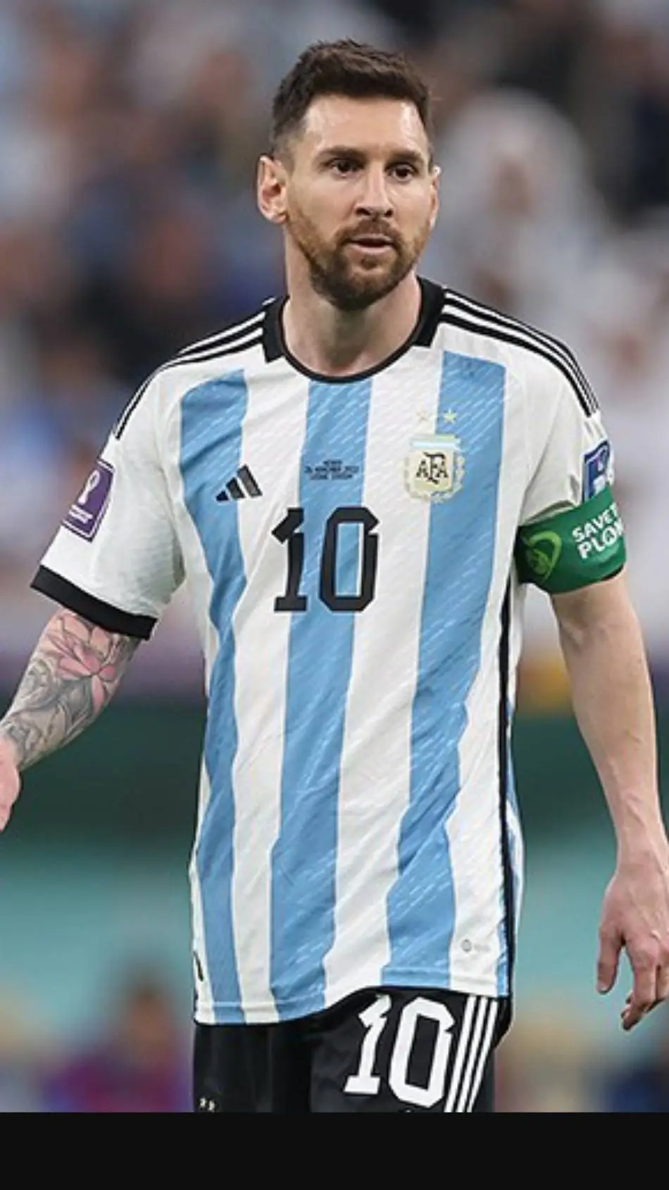 ai character: Messi  background